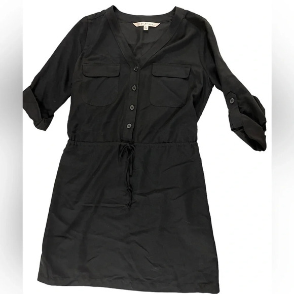 Max Studio Twill Black Dress - Picture 4 of 9